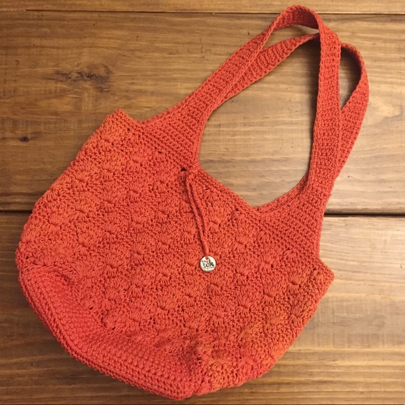 The Sak Handbags - The Sak Crochet Boho Tote Bag EUC